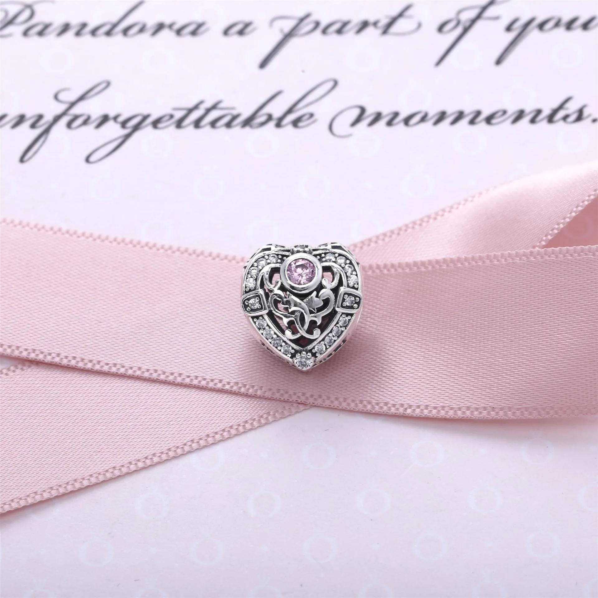 Pandora Opulent Heart Charm - 791964CZO