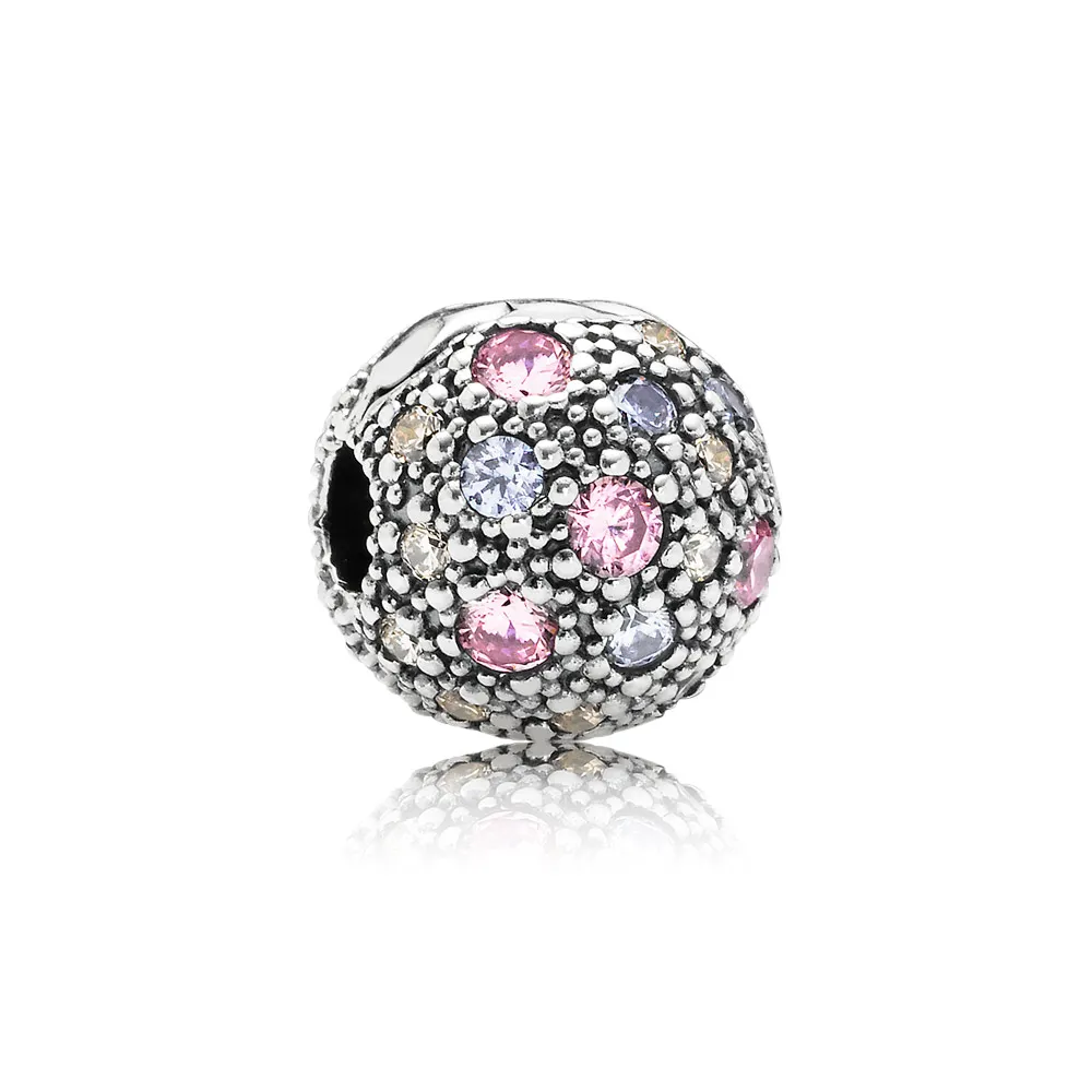 PANDORA Pale Pink Cosmic Stars Clip - 791286PCZMX