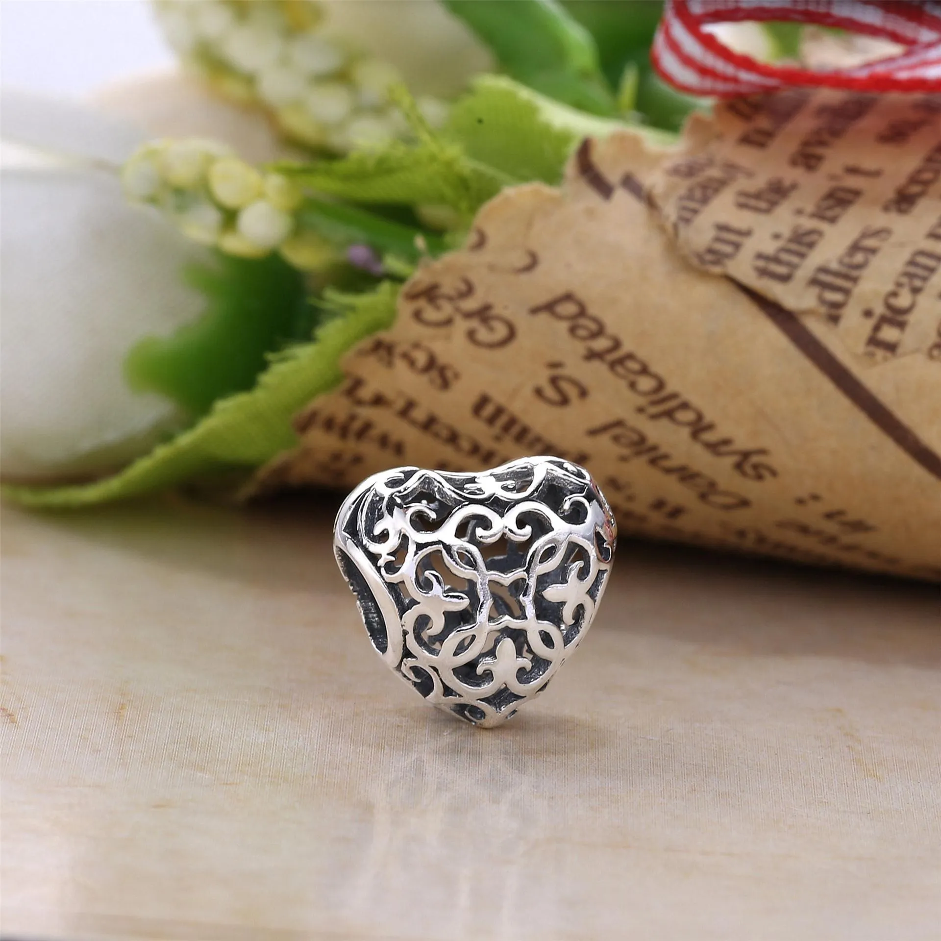 PANDORA Pattern Openwork Charm - PS0015-1