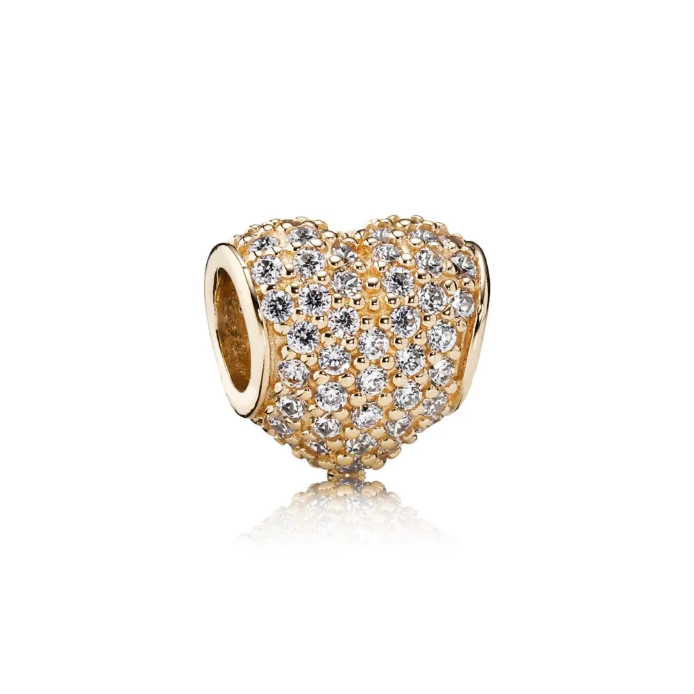 Pandora Pavé Heart Charm - 750828CZ