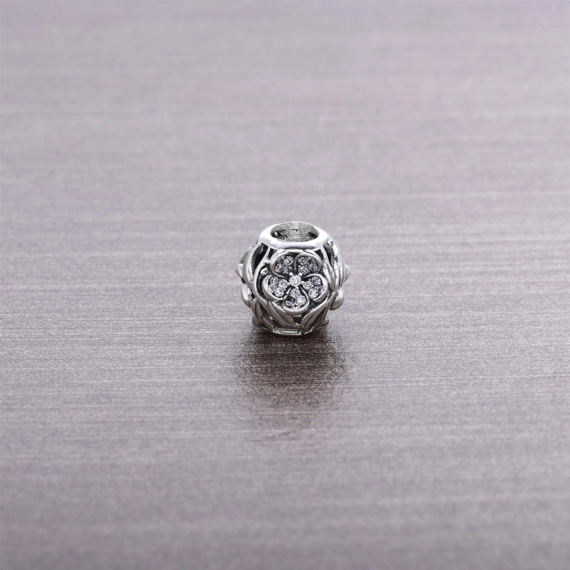 Pandora Pavé Mystic Floral Openwork Charm - 791419CZ