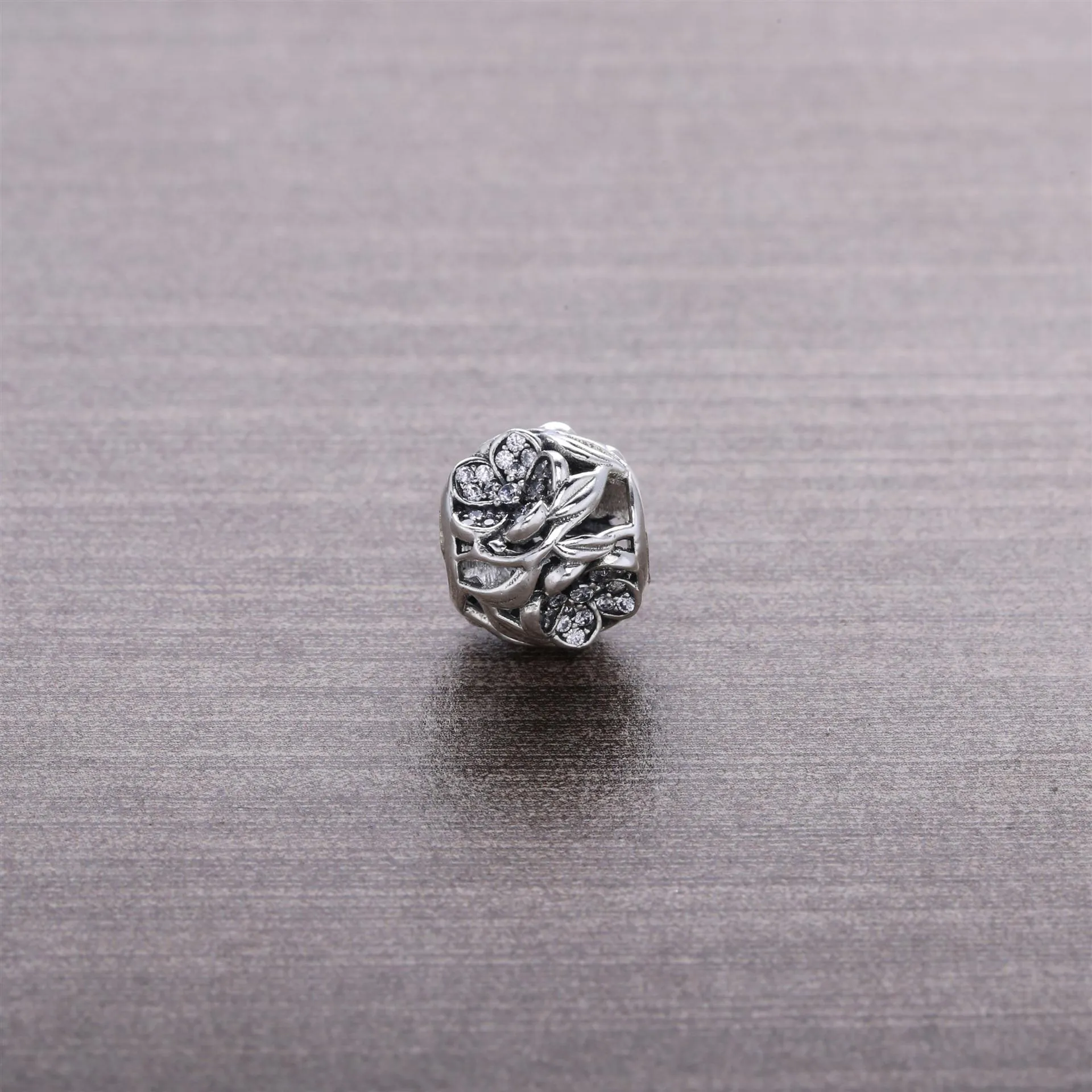 Pandora Pavé Mystic Floral Openwork Charm - 791419CZ