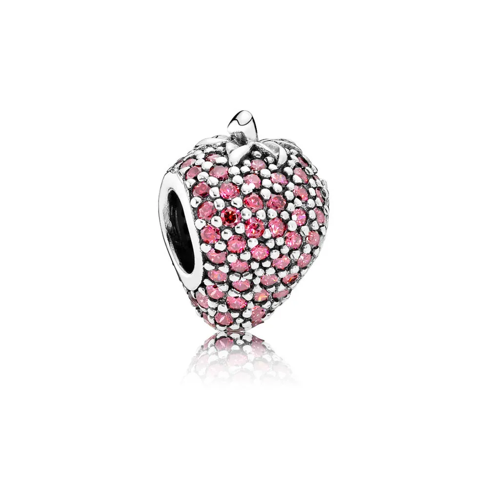 PANDORA Pavé Strawberry Charm - 791899CZR