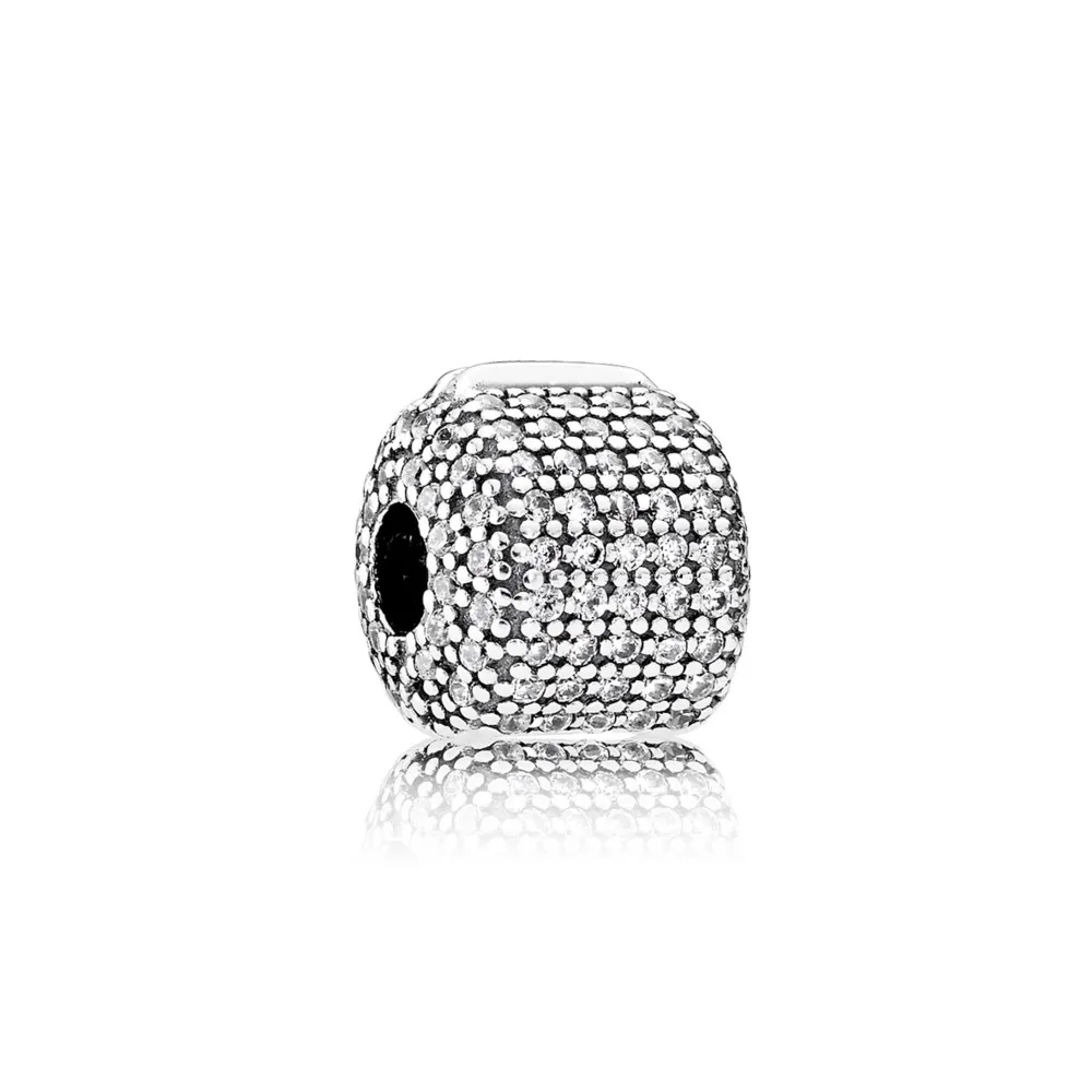 Pandora Pavé Tønne Klemmecharm - 791873CZ