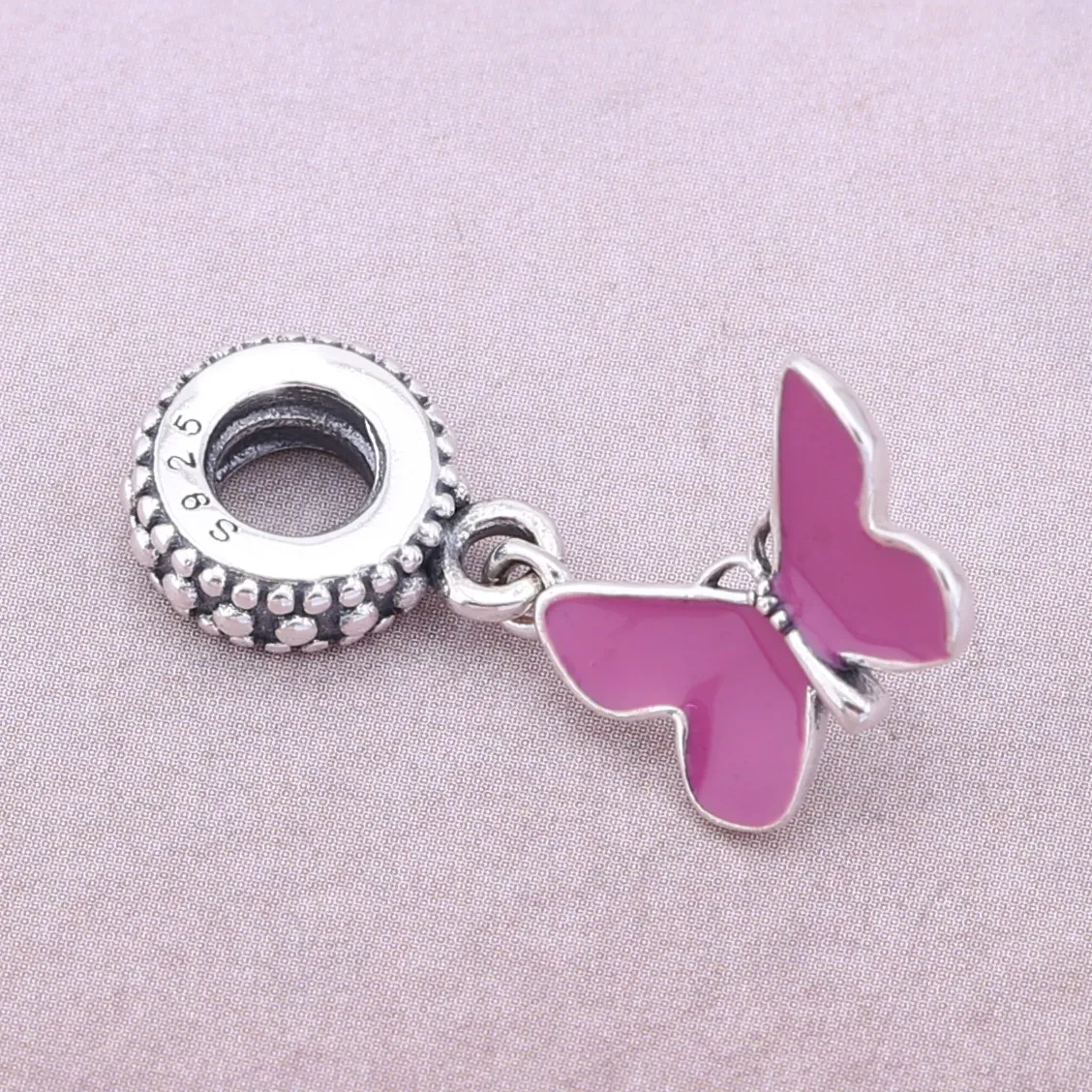 PANDORA Pink Butterfly Dingle - PJ00113-1