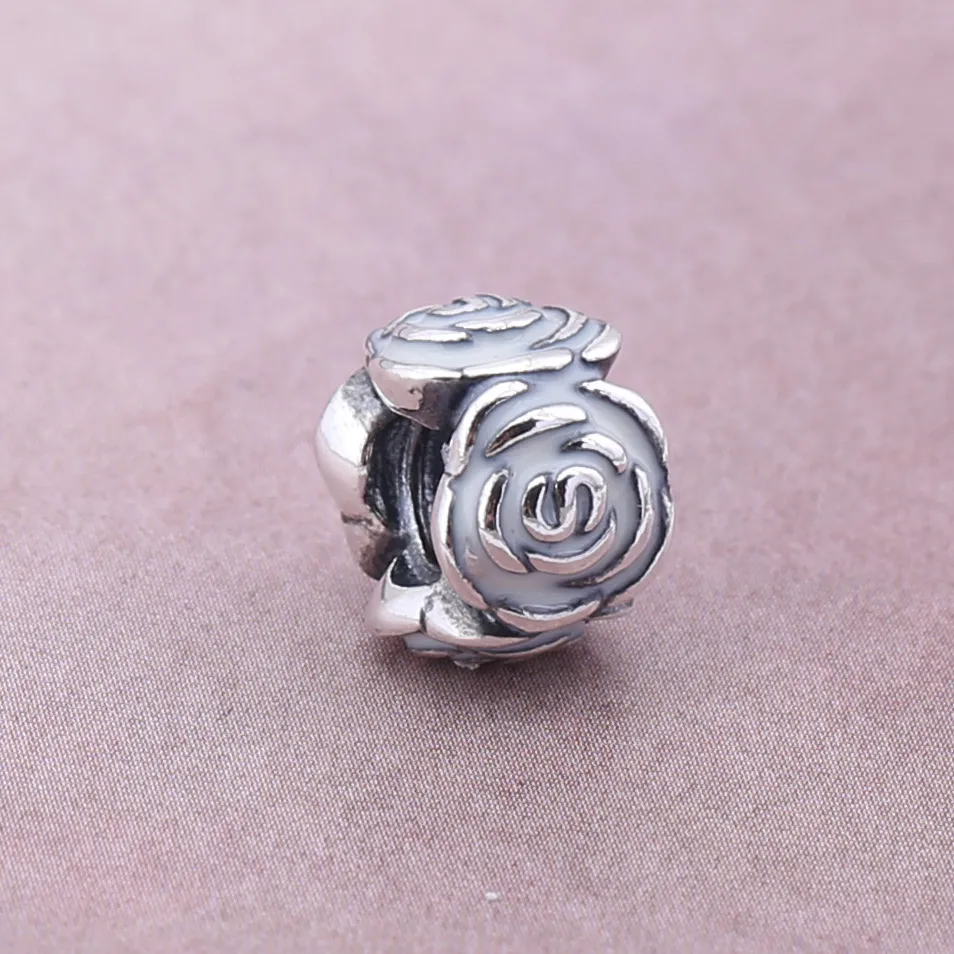 PANDORA Pink Rose Charm Clip - 791291EN40