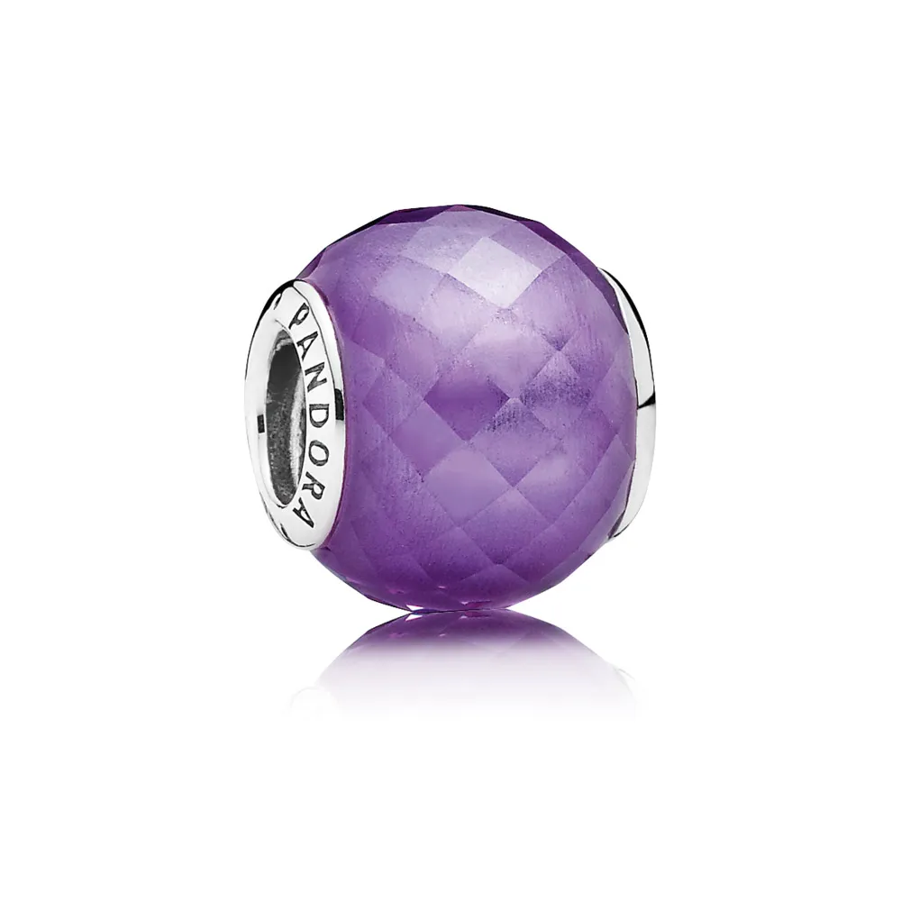 pandora purple petite facets charm 791499acz