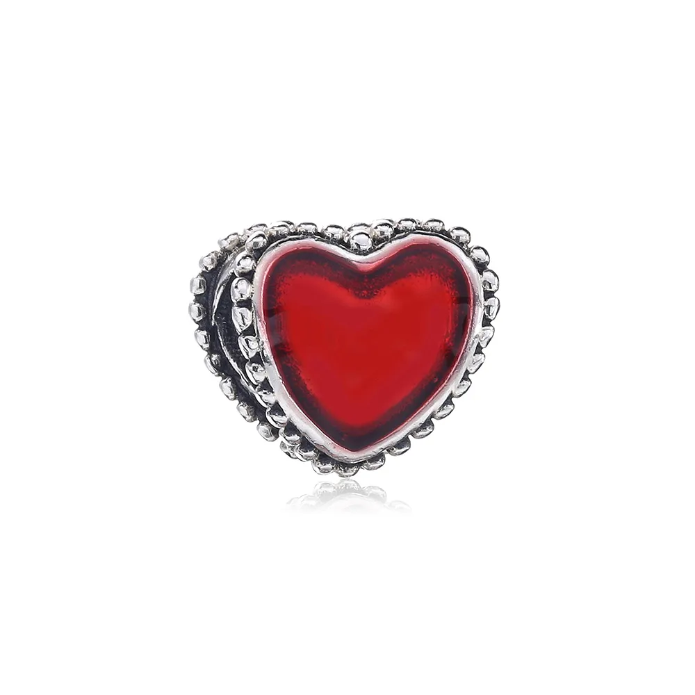 pandora red heart charm pd0033 1