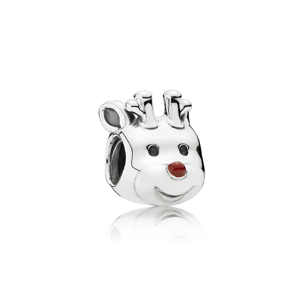 PANDORA Red-Nosed Reindeer Charm - 791781en39