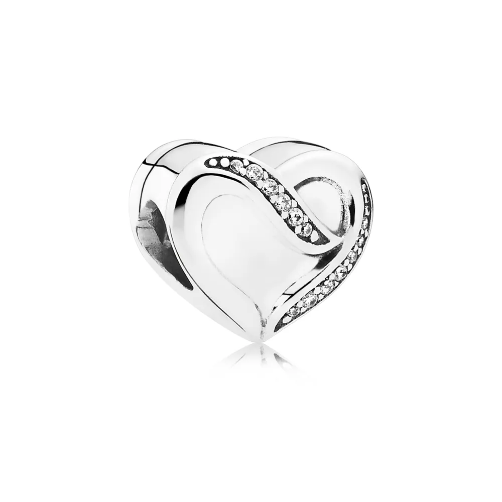 Pandora Ribbon of Love Charm - 791816CZ