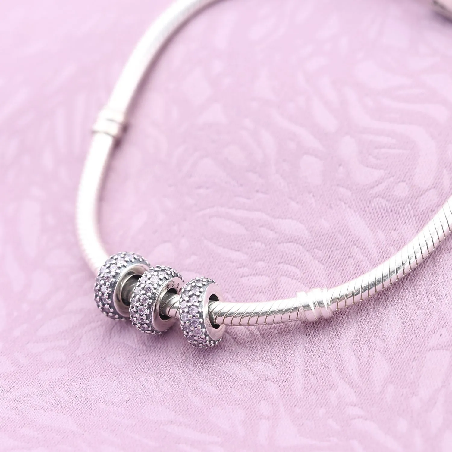 Pandora Rosa Pavé-inspirasjon - 791359PCZ