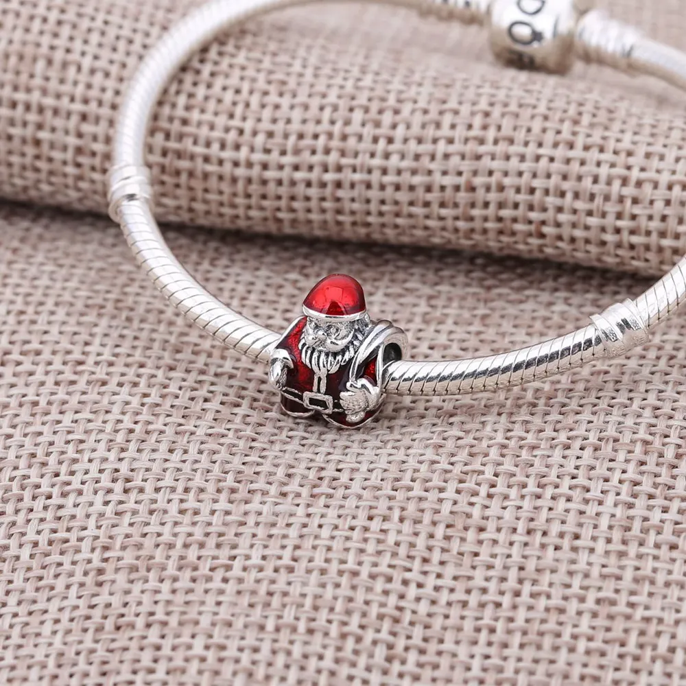 Pandora Rød julenisse, charm - 791231ENMX