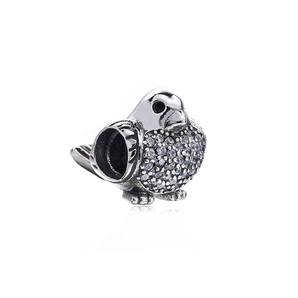 Pandora Rødspurv Charm - 791731CZR