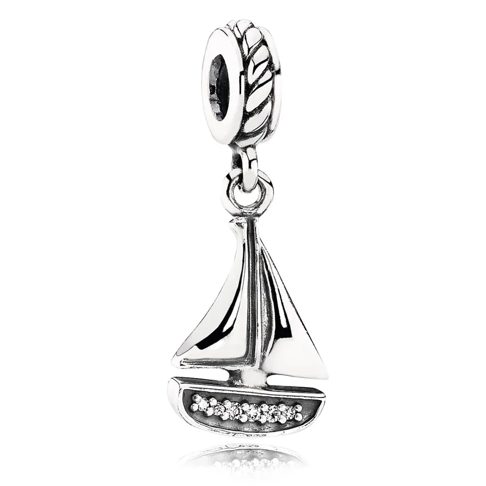 PANDORA Sail Away, Clear Cz Pendant Charm - 791138CZ