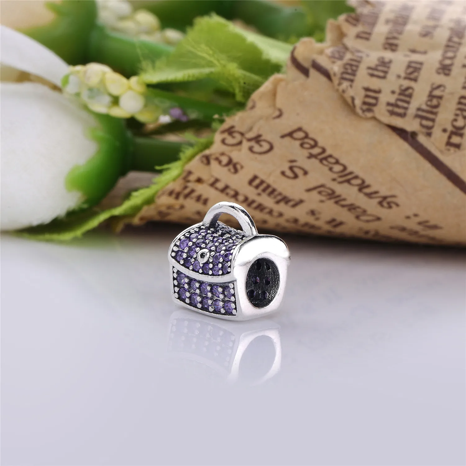 PANDORA Skatteboks Charm - PX00184-1