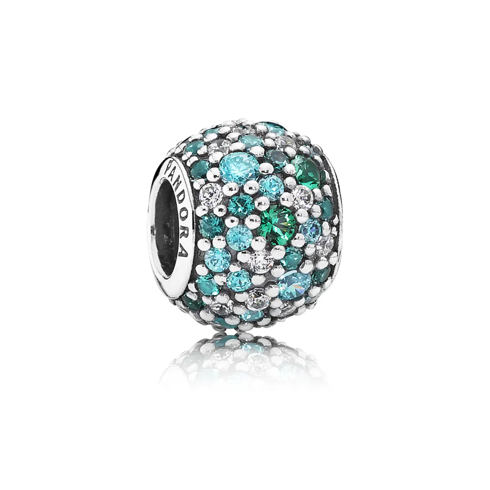 pandora sky mosaic pavé ball charm 791261mczmx