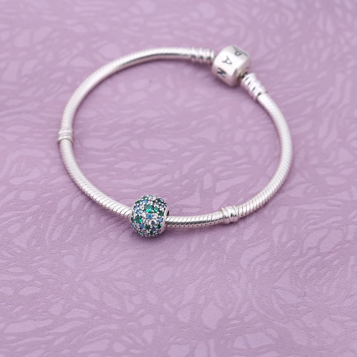 Pandora Sky Mosaic Pavé Ball Charm - 791261MCZMX