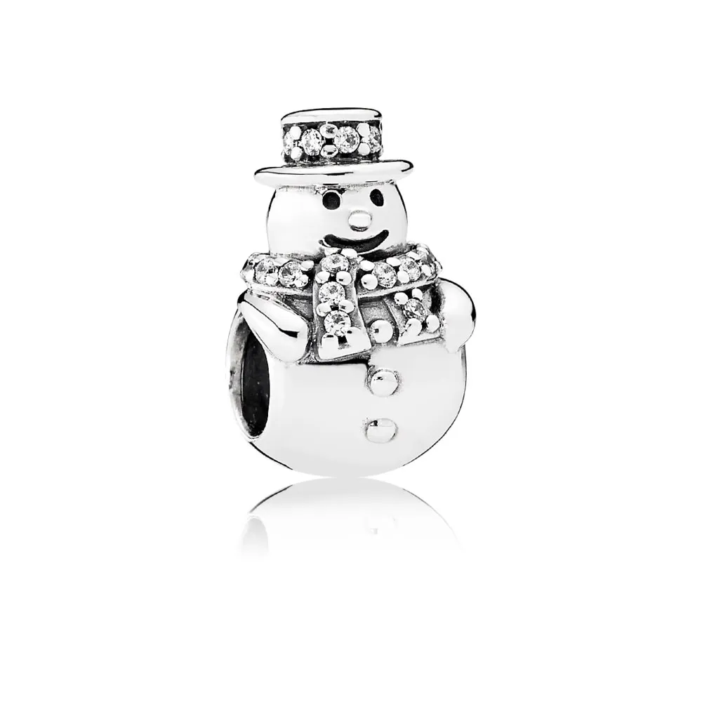 pandora snowman charm 792001cz