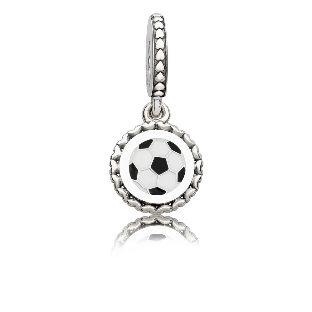 PANDORA Soccer Dingle Charm, Blandet emalje - ENG792018_16