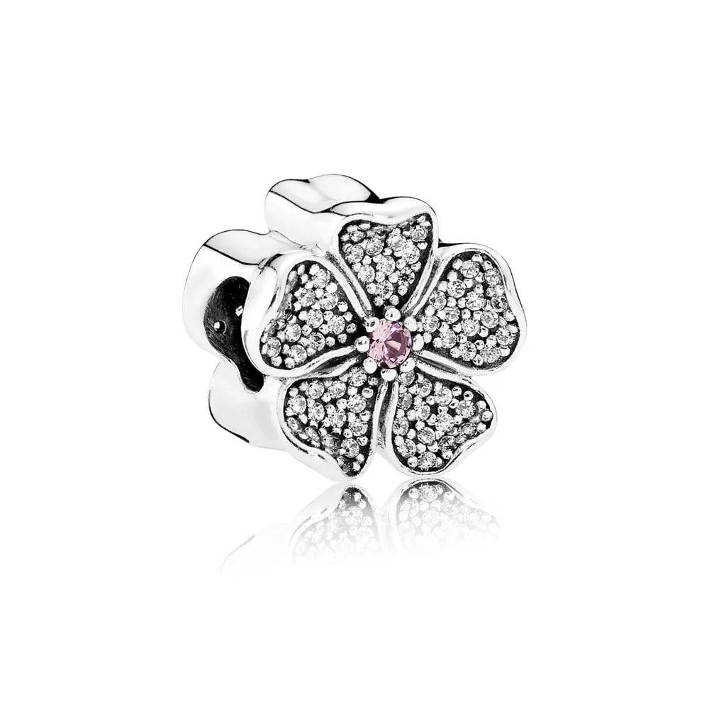 pandora sparkling apple blossom charm 791831nbp