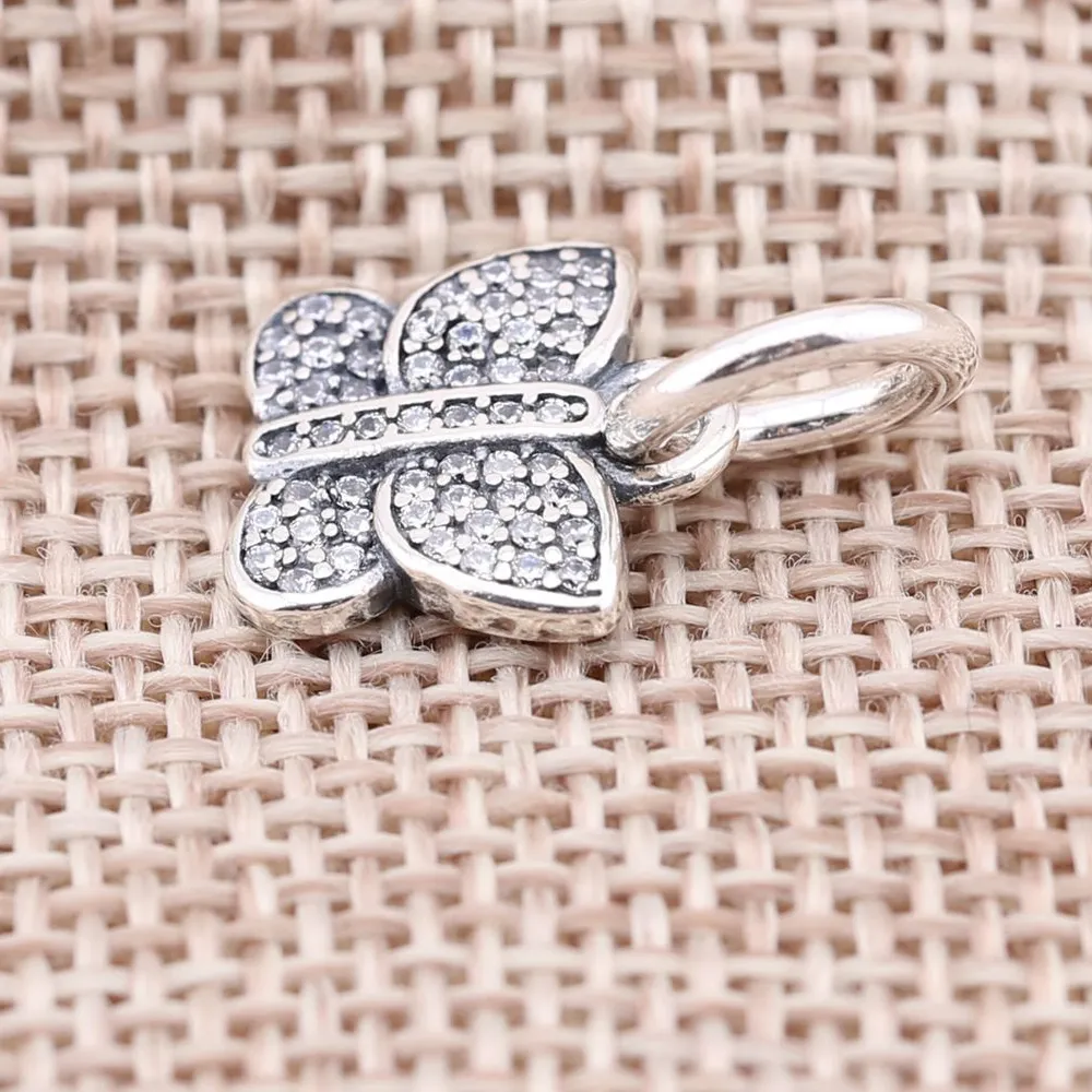 PANDORA Sparkling Butterfly Anheng Charm - 791497cz