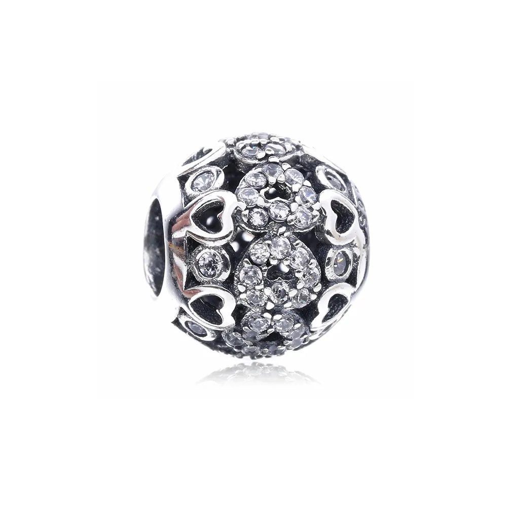 PANDORA Sparkling Heart Charm - PX00276-1