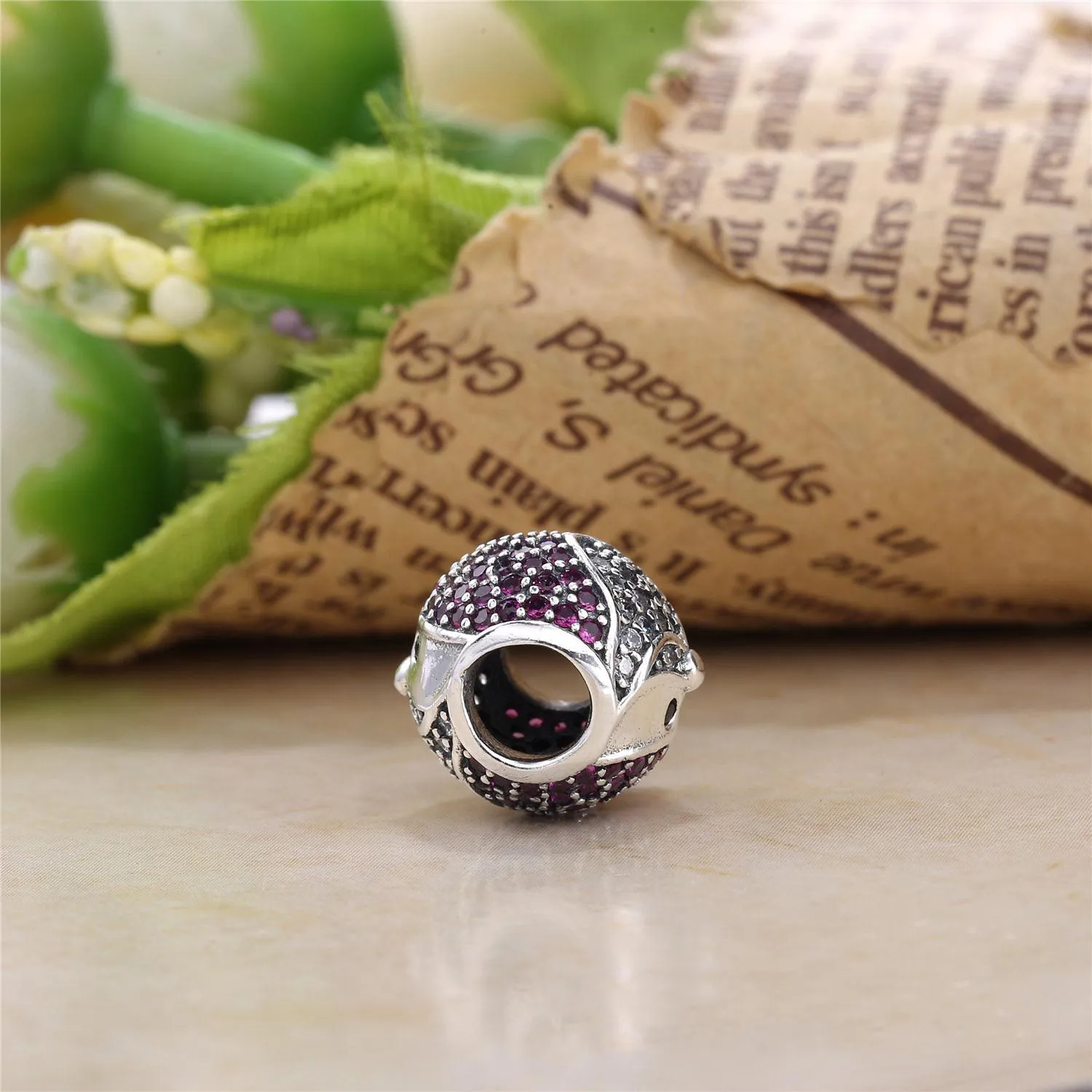 Pandora Sparkling Jolly Santa Charm - 796385CZR