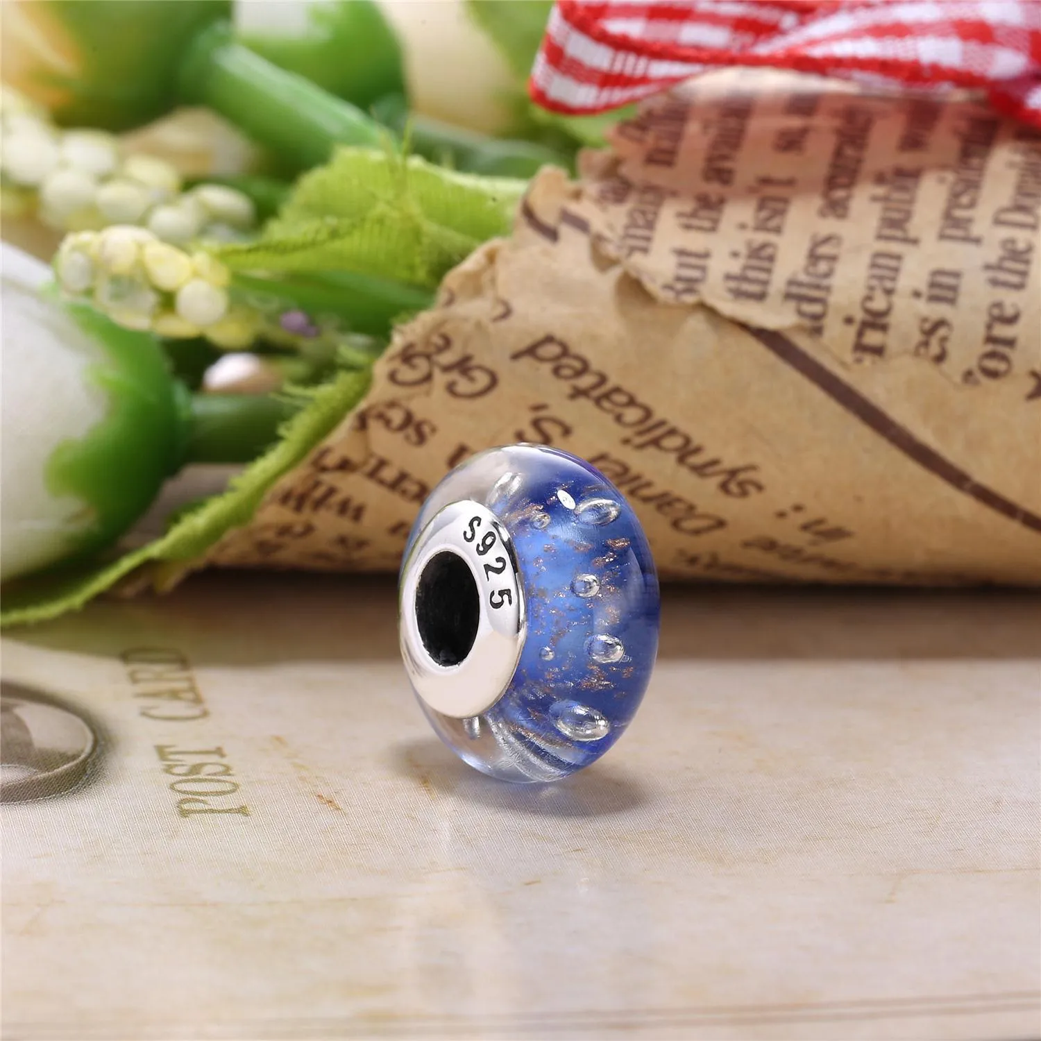 PANDORA sprudlende sjarm, Murano-glass og klart CZ - PL00064-1