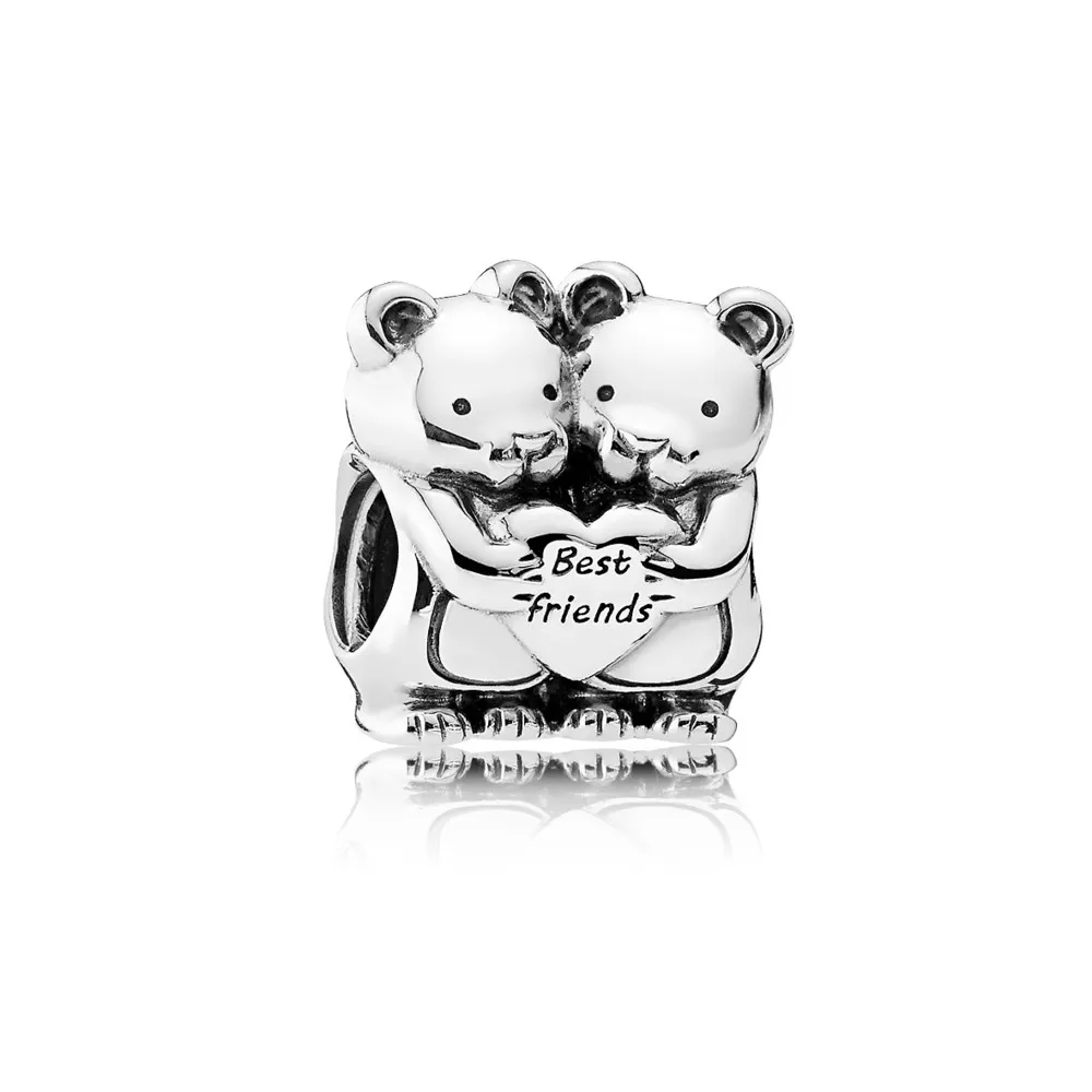 Pandora Teddy bears silver charm - 792151