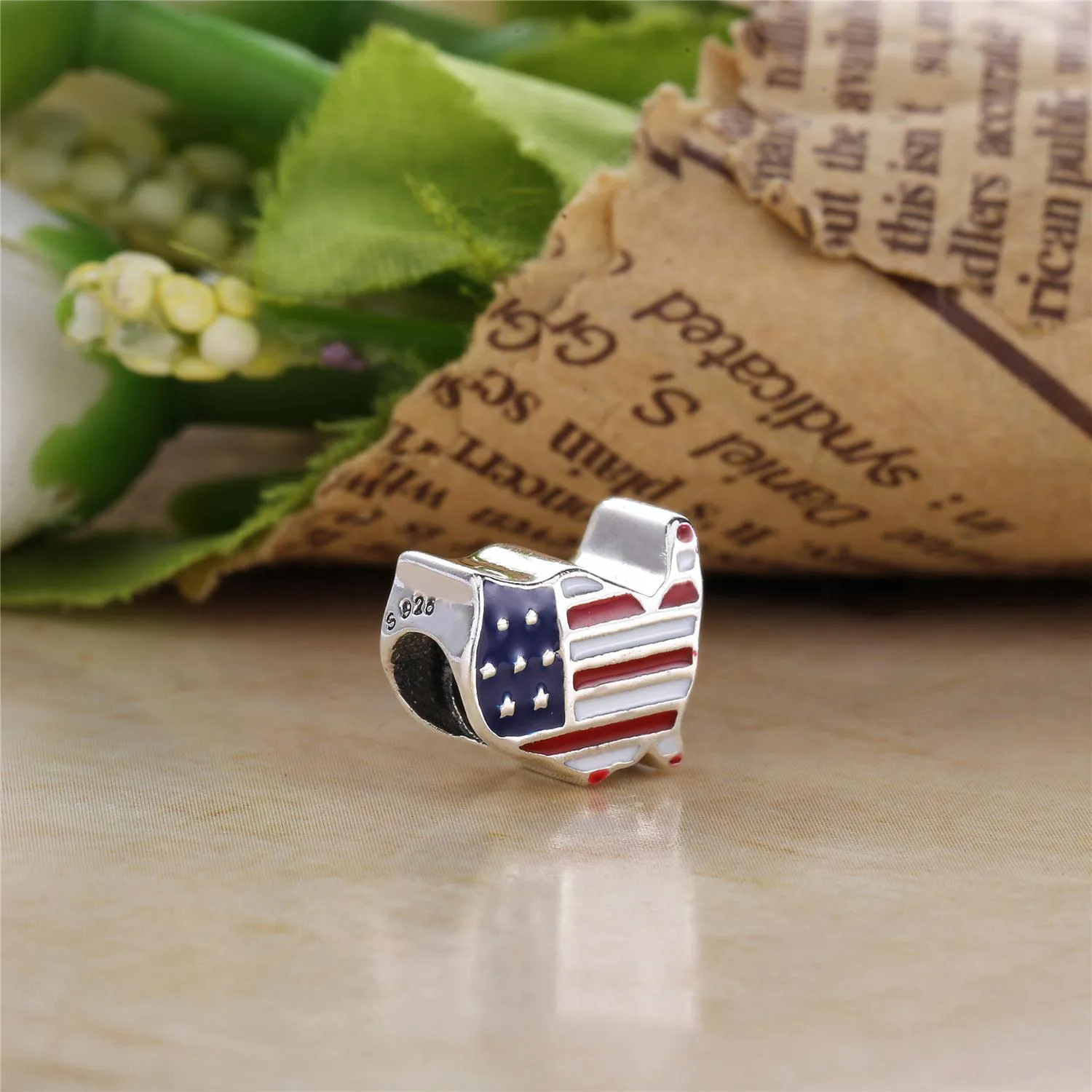 Pandora USA charm - 791272ENMX