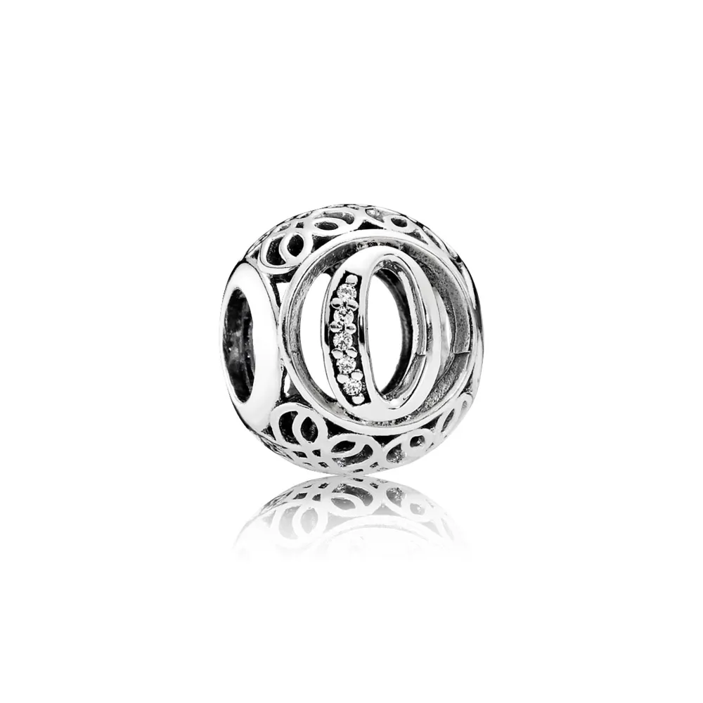 PANDORA Vintage Letter O Charm - 791859cz