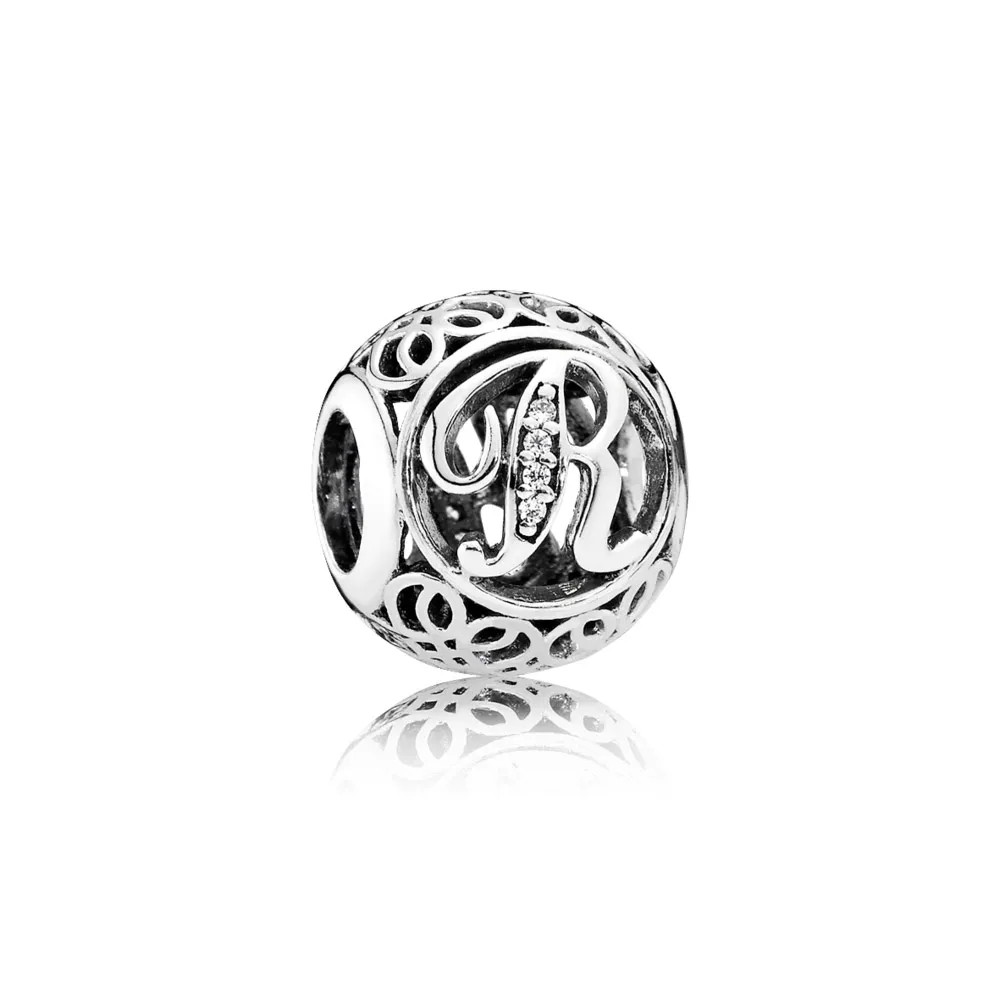 PANDORA Vintage Letter R Charm - 791862cz