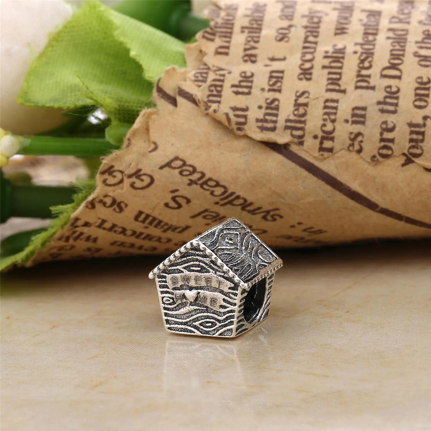 PANDORA Spring Bird House Charm - 797045