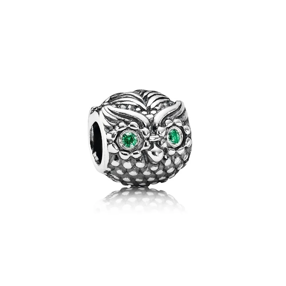 Pandora Wise Owl Charm - 791211CZN