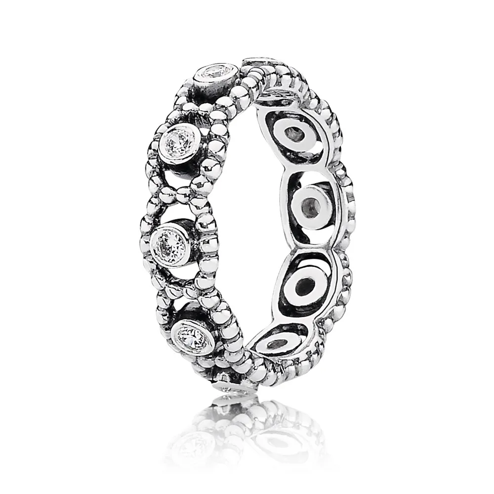 PANDORA Her Majesty with Clear CZ Ring - 190881CZ