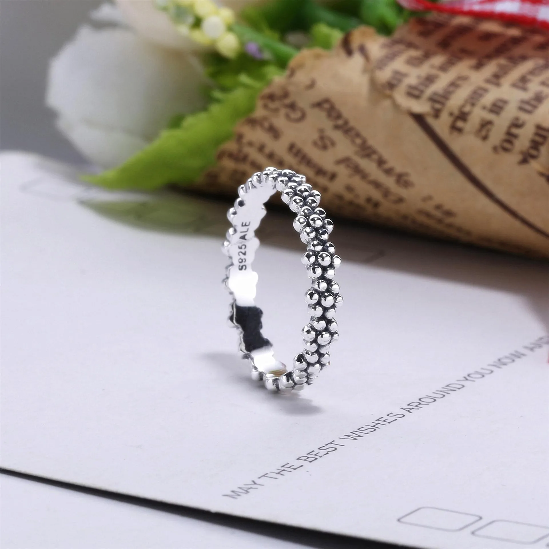 Pandora Daisy silver ring - 191035