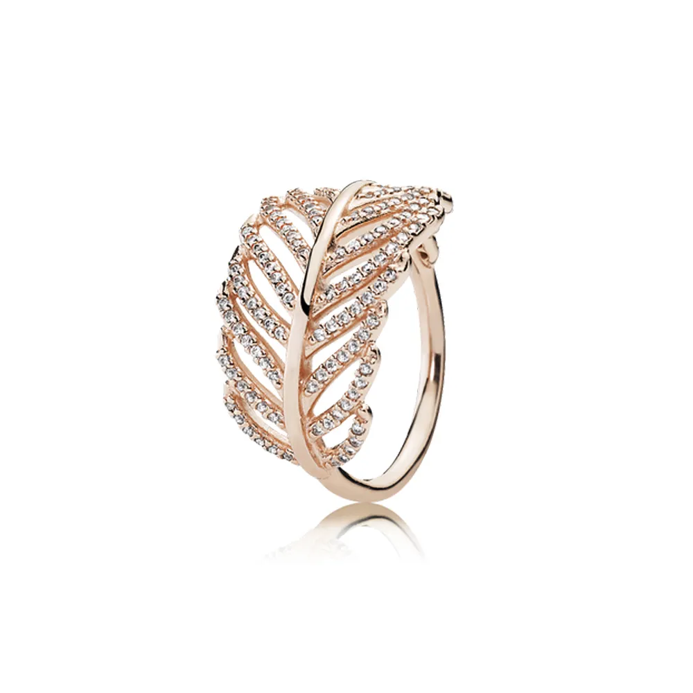 Light As A Feather Ring, PANDORA Rose™ Clear CZ - 180886CZ