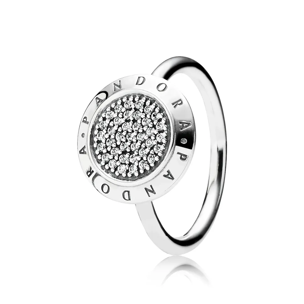 PANDORA silver ring with cubic zirconia - 190912CZ