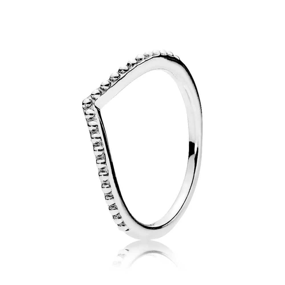 pandora wishbone silver ring 196315