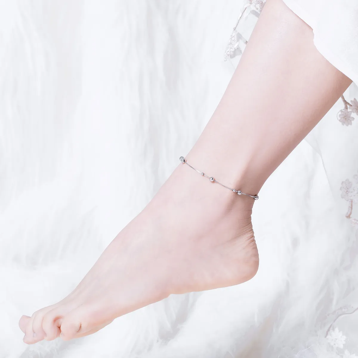 Pandora Style Silver The Relationship Anklet - SCT005