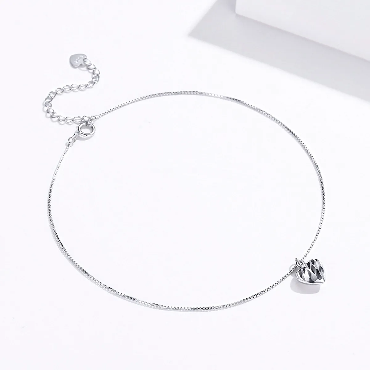 Pandora Style Sølv Beautiful Love Anklet - SCT013