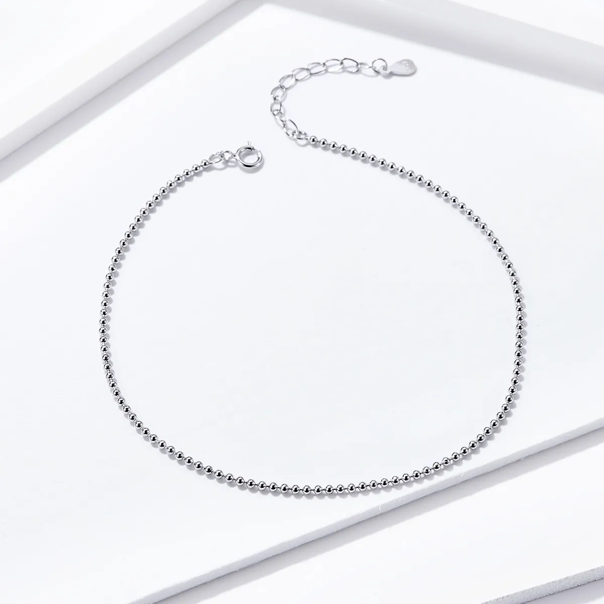 Pandora Style Sølv Enkel Anklet - SCT002