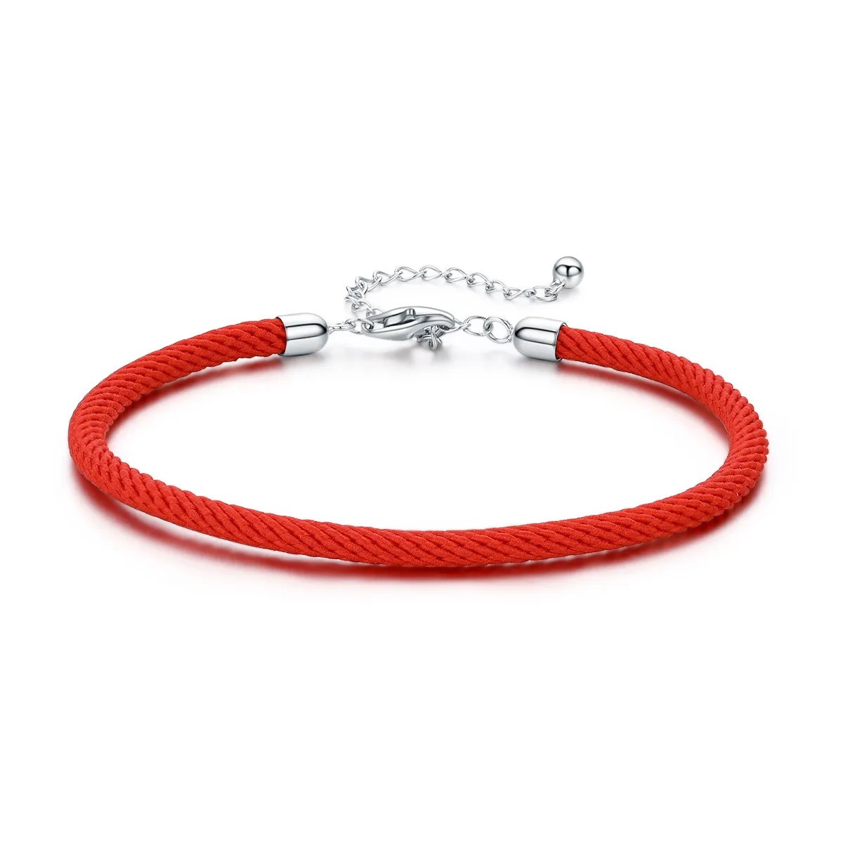 Pandora Style Red Rope Stoffarmbånd - SCB166