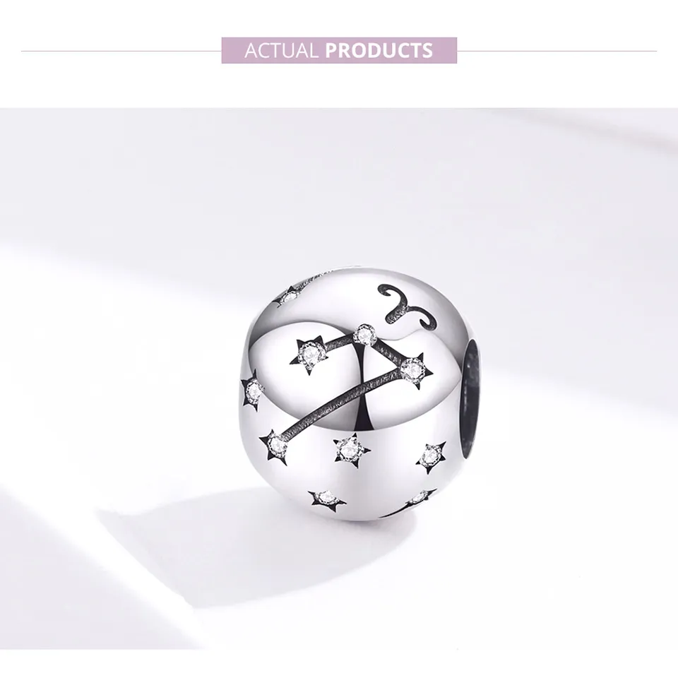 Pandora Style Silver Aries Charm - SCC1218-1