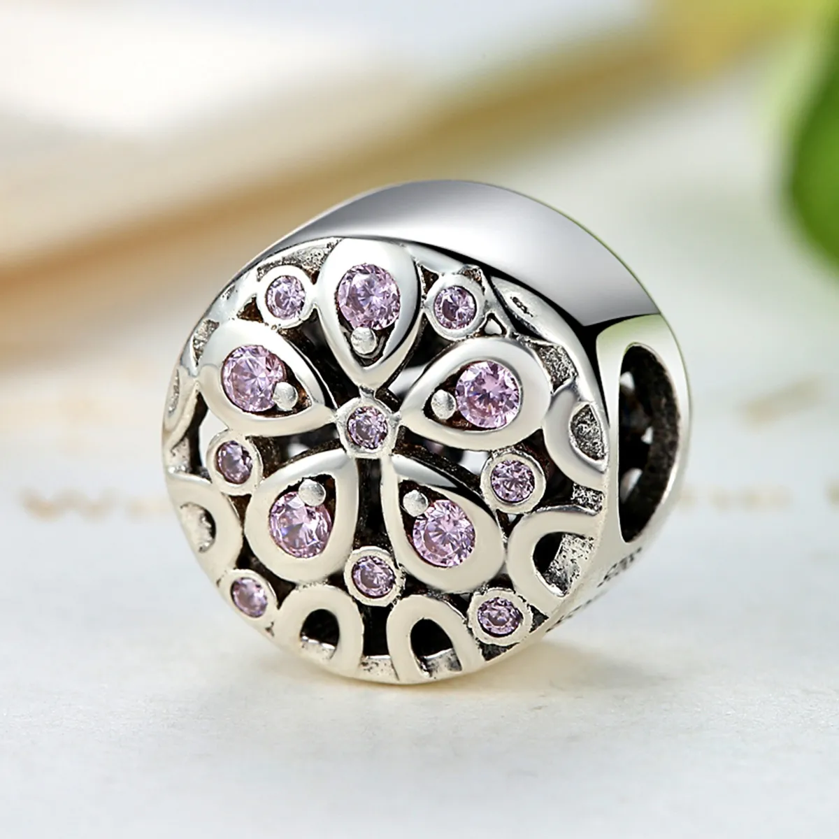 Pandora Style Silver Blooming Charm - SCC053