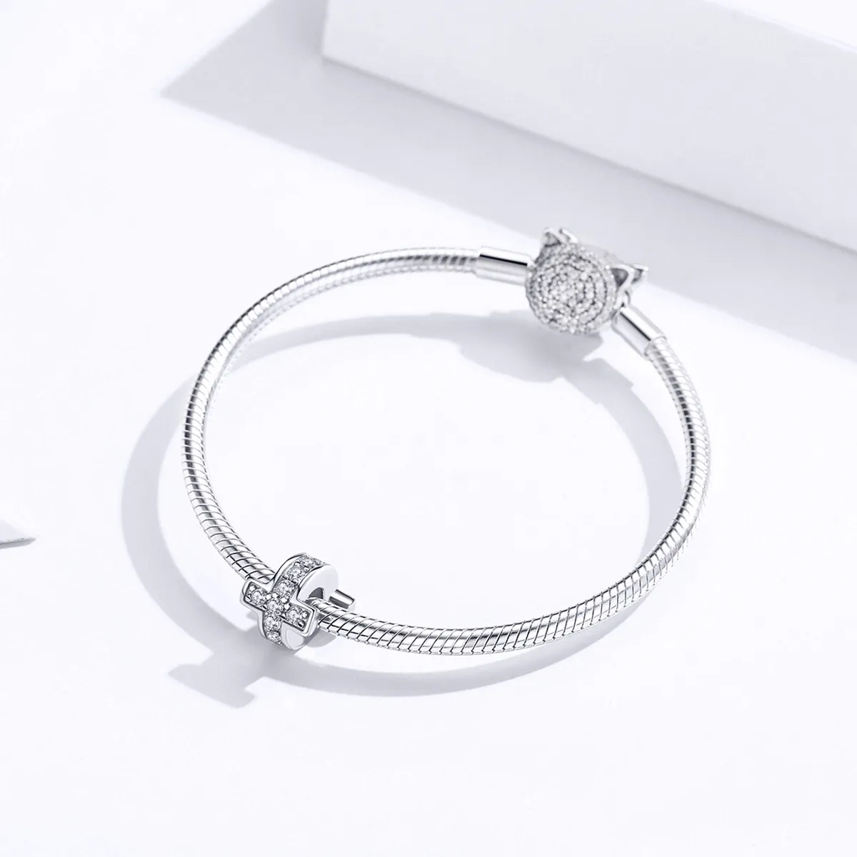 Pandora Style Silver Cross Charm - SCC1292