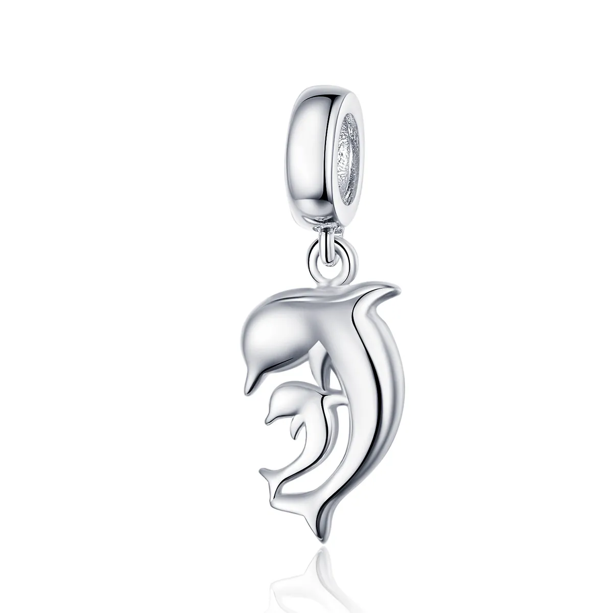 Pandora Style Silver Dolphin Dangle - SCC1206