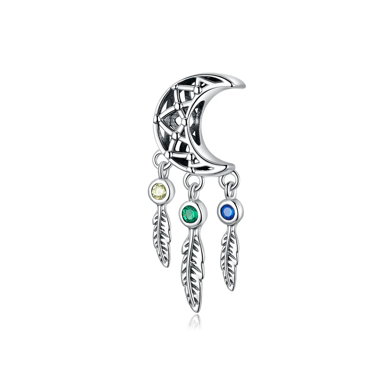 Pandora Style Silver Dreamcatcher Dangle - SCC1232