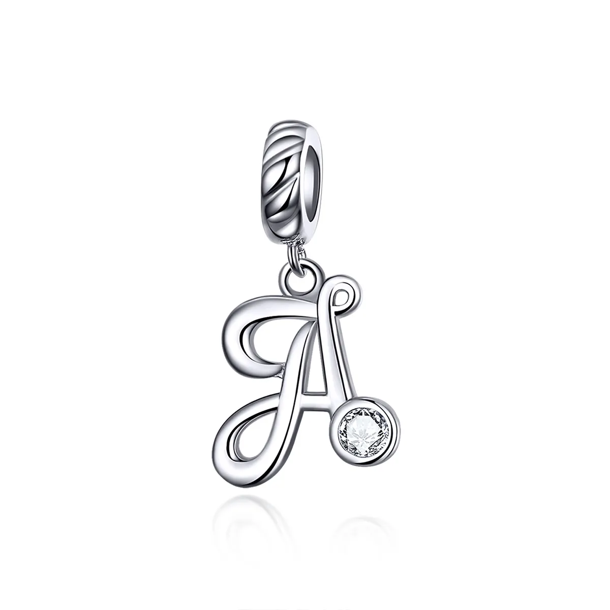 pandora style silver letter a dingle scc1183 a