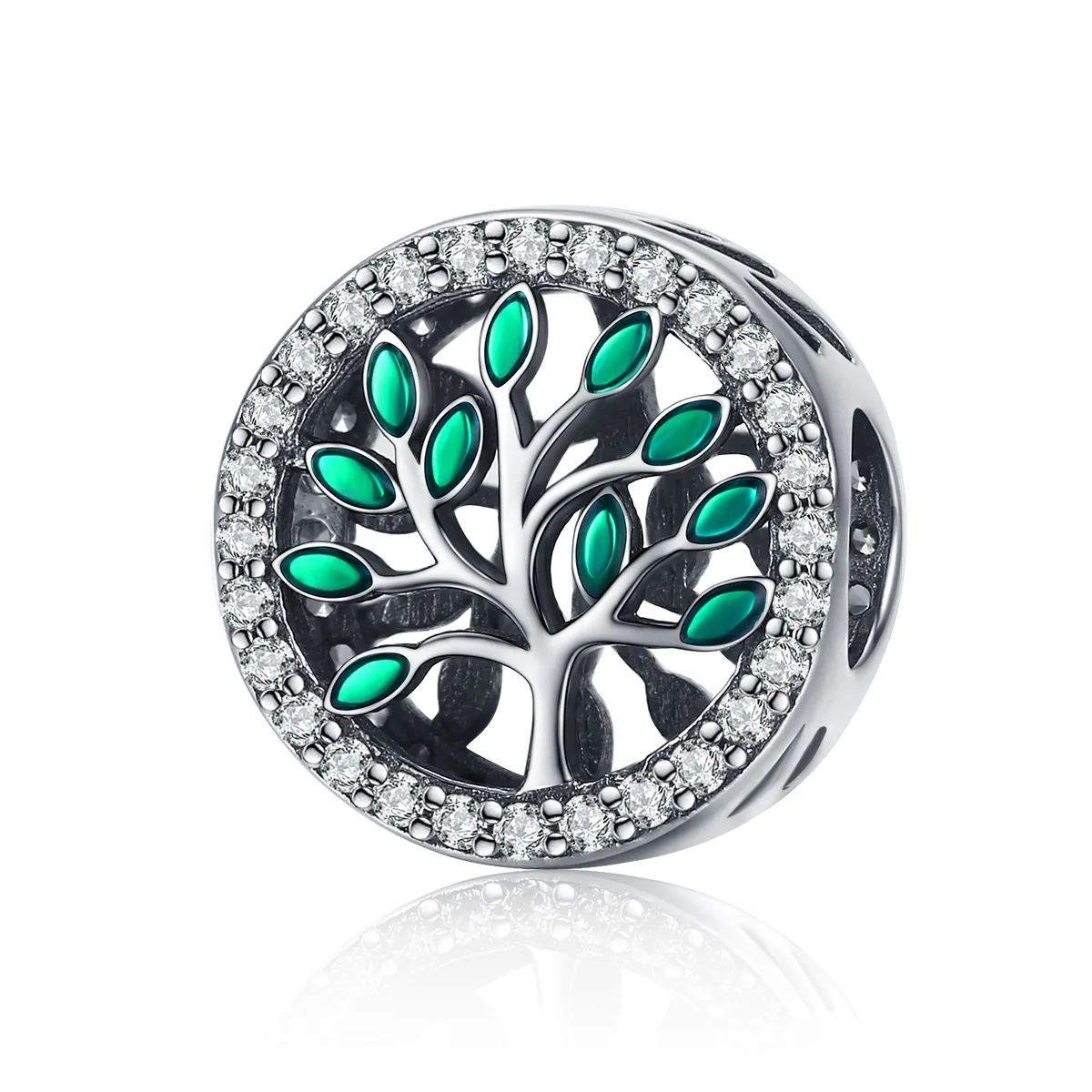 Pandora Style Silver Life Tree Charm - SCC1095